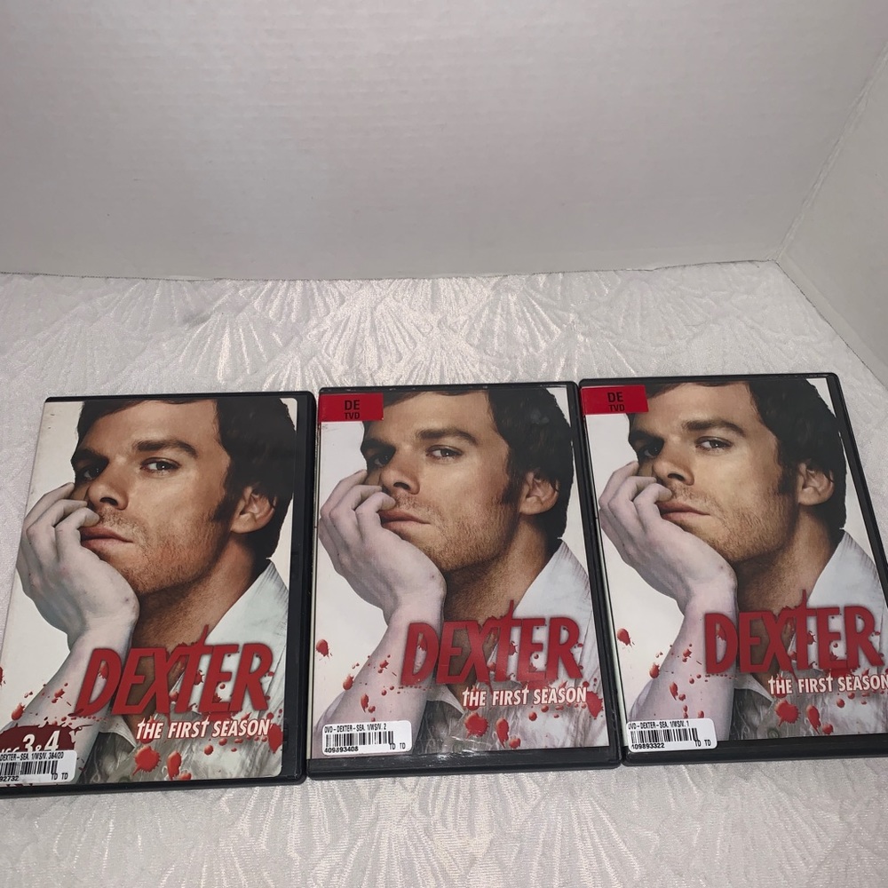 👛👛Dexter The First Season disc 1 2 3 4 (4) DVD's